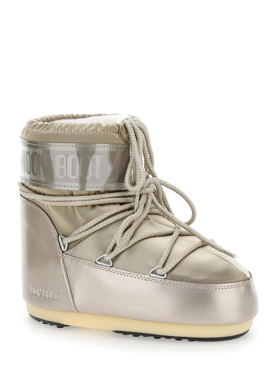26FW 문부츠 아이콘 나일론 로우 부츠 80D140935 SILVER - MOON BOOT