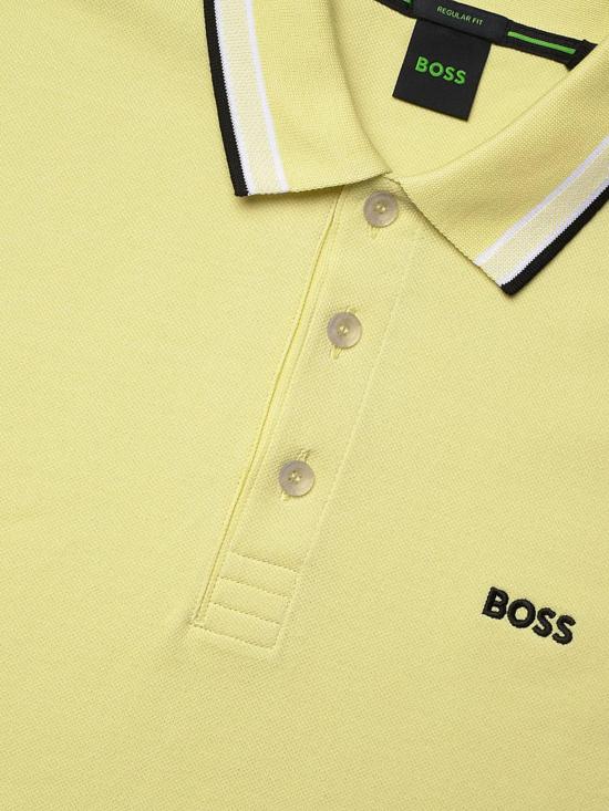 26SS 휴고보스 패디 폴로 티셔츠 50469055 YELLOW