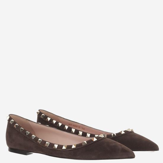 26FW 발렌티노 가라바니 플랫 슈즈 9W2S0403 BROWN