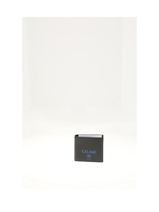 26FW 셀린느 소프트 램스킨 바이폴드 카드 지갑 10B653R24 BLACK - CELINE