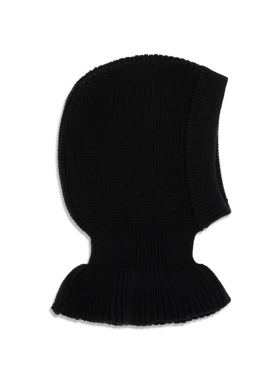 26FW 르메르 워스티드 울 골지 니트 바라클라바 TA0029LK1069 BLACK - LEMAIRE