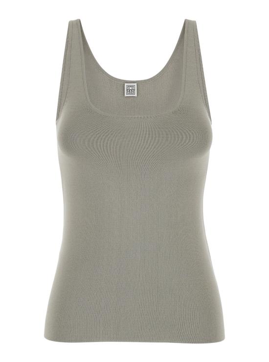  토템 민소매 티셔츠 243WRT0349YA0080 GRAY