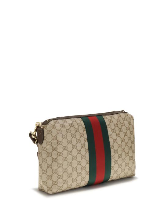 26FW 구찌 웹 디테일의 미디엄 GG 크로스백 A002KXFAF99 BEIGE - GUCCI