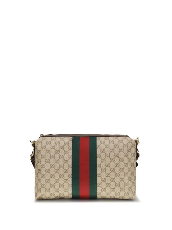26FW 구찌 웹 디테일의 미디엄 GG 크로스백 A002KXFAF99 BEIGE - GUCCI