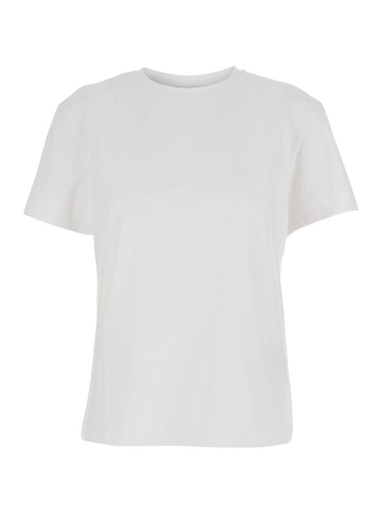 25FW 아크네 스튜디오 레귤러 핏 티셔츠 CL0309 WHITE