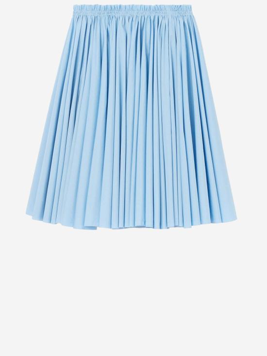 26SS 아미 코튼 미디 코롤라 스커트 FSK444CO0063 BLUE - AMI