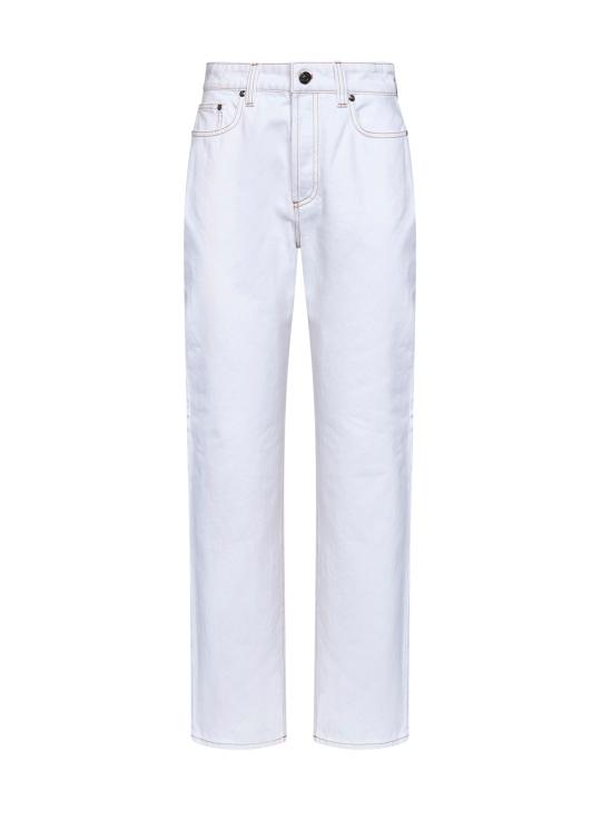 26FW 베르사체 데님 팬츠 10256681A186521D660 WHITE