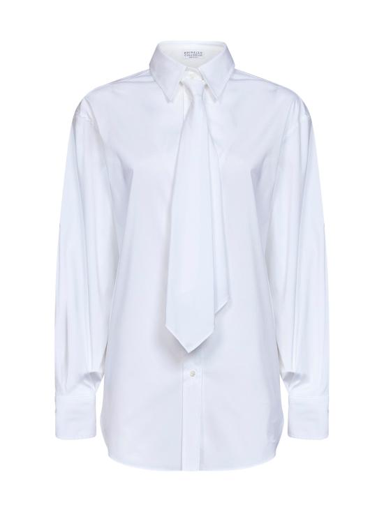 26FW 브루넬로 쿠치넬리 셔츠 M0091M3A56 C159 WHITE
