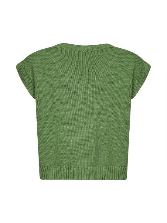 26FW 위켄드막스마라 민소매 티셔츠 2625356011600WKDALAMARO010 GREEN - WEEKEND MAX MARA