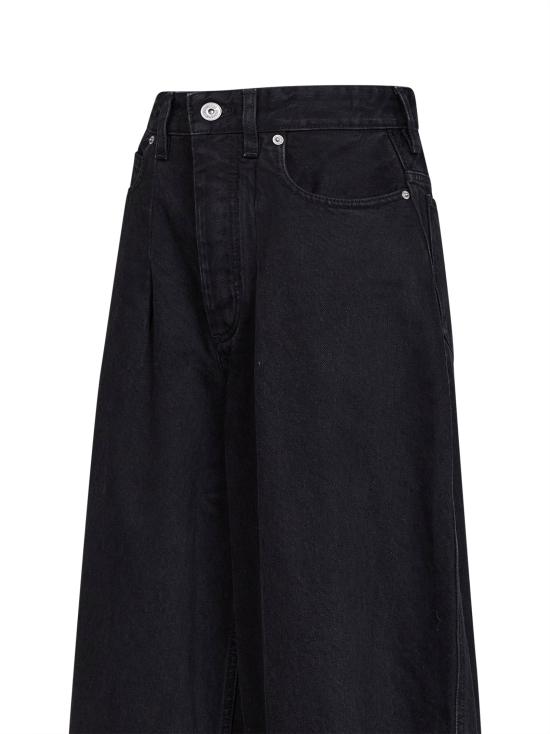 26FW 자크뮈스 더 오발로 드 님 데님 팬츠 PAW00609AD00039 990 BLACK - JACQUEMUS