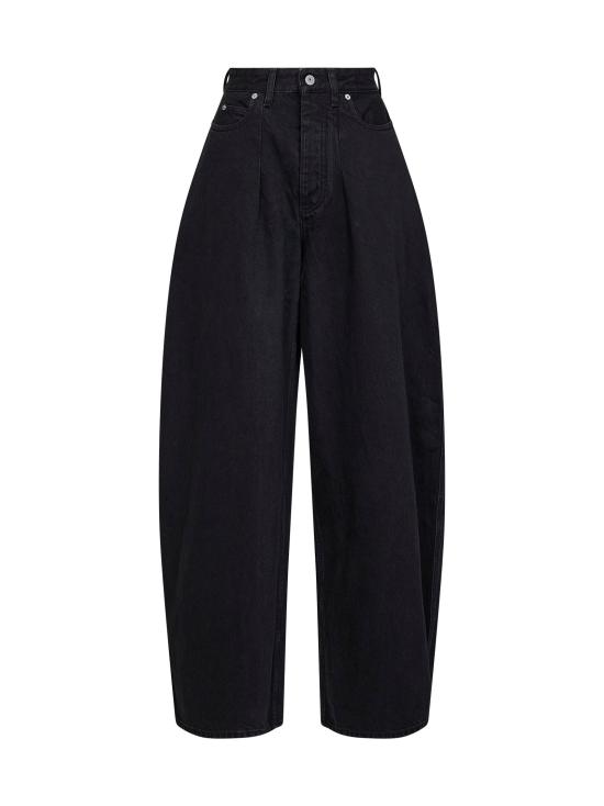 26FW 자크뮈스 더 오발로 드 님 데님 팬츠 PAW00609AD00039 990 BLACK