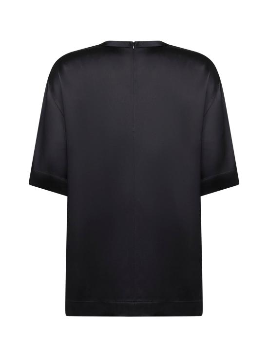 26SS 토템 폴로 티셔츠 261WRT0629FB0546 001 BLACK - TOTEME