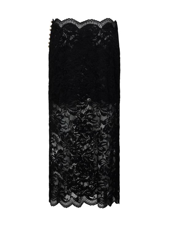26FW 파코라반 스커트 24AJJU598PA0170P001 BLACK - PACO RABANNE