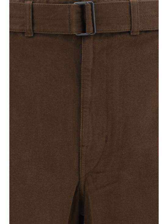 26FW 르메르 트위스트 벨티드 팬츠 PA326LD1077 BROWN - LEMAIRE