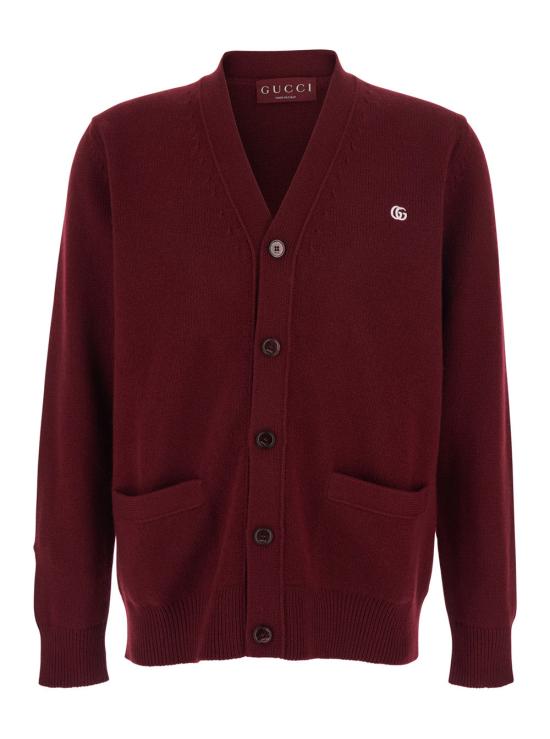26SS 구찌 가디건 815009 BURGUNDY