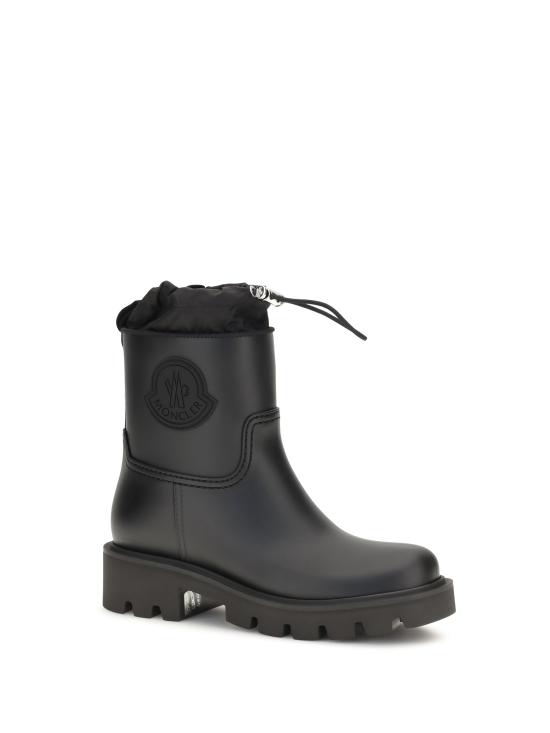 26FW 몽클레어 킥스트림 로고 패치 레인 부츠 L209B4G00190M4522 BLACK - MONCLER