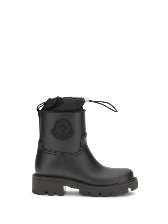 26FW 몽클레어 킥스트림 로고 패치 레인 부츠 L209B4G00190M4522 BLACK - MONCLER
