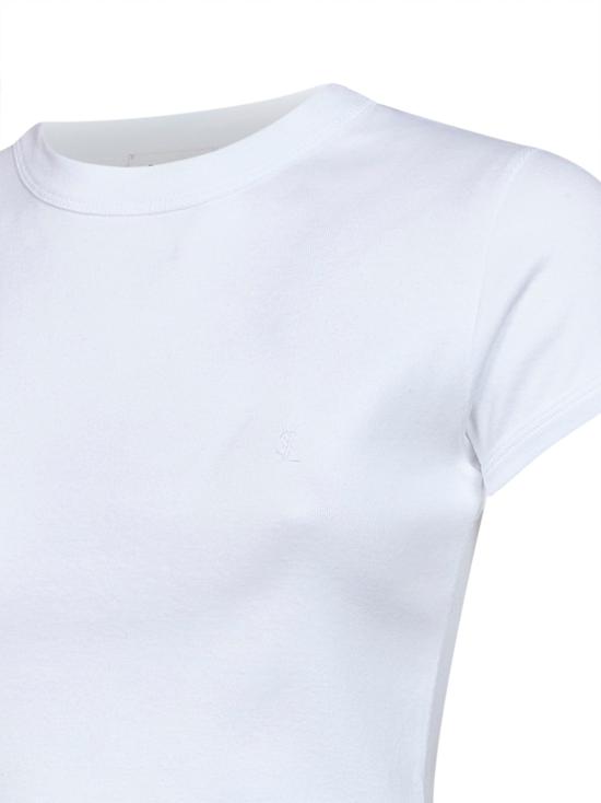 26SS 생로랑 폴로 티셔츠 869630Y38BD9000 WHITE - SAINT LAURENT