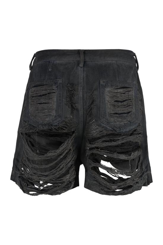  릭 오웬스 숏팬츠 DU01D1357 BLACK - RICK OWENS