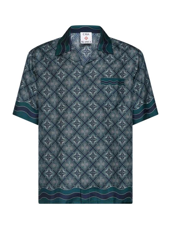 26FW 카사블랑카 셔츠 MPF26SH00308 RADIATINGMONOGRAM MULTICOLOR