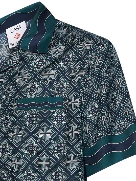 26FW 카사블랑카 셔츠 MPF26SH00308 RADIATINGMONOGRAM MULTICOLOR - CASABLANCA