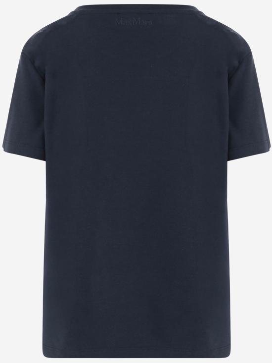 26FW 에스막스마라 세갈레 로고 엠보스 반팔 SMMSEGALE NAVY