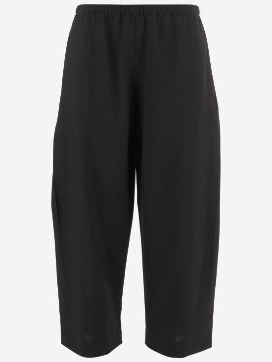 26FW 케이트 다니엘라 와이드 레그 가먼트 진 3212587 BLACK - KHAITE