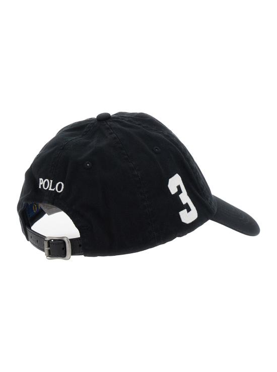 26SS 폴로 랄프로렌 로고 자수 코튼 볼캡 710673584 BLACK - POLO RALPH LAUREN