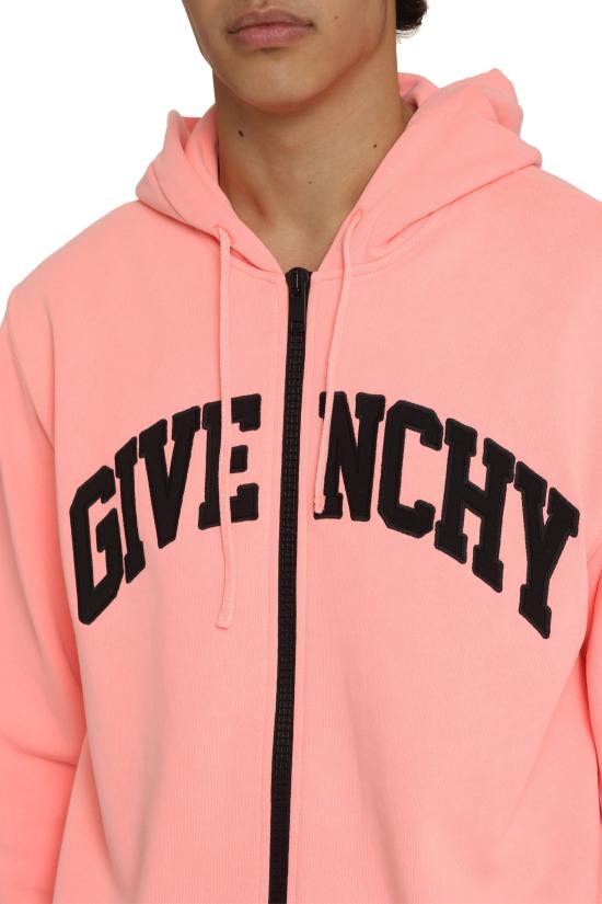  지방시 후드 티셔츠 BMJ0K63YCB CORAL - GIVENCHY