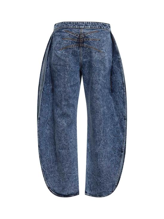 26SS 알라이아 페탈 데님 팬츠 AA9P0253T535C 524 BLUE - ALAIA