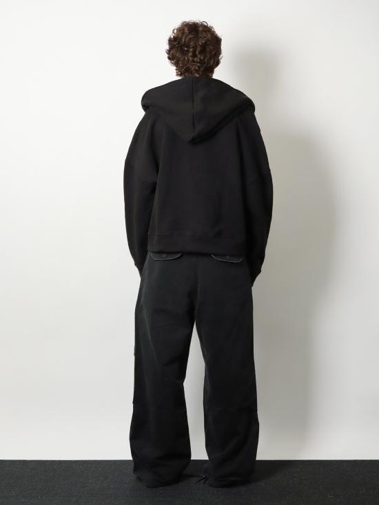 26SS 엔타이어 스튜디오 후드 티셔츠 ESSS26HO03012 BLACK - ENTIRE STUDIOS