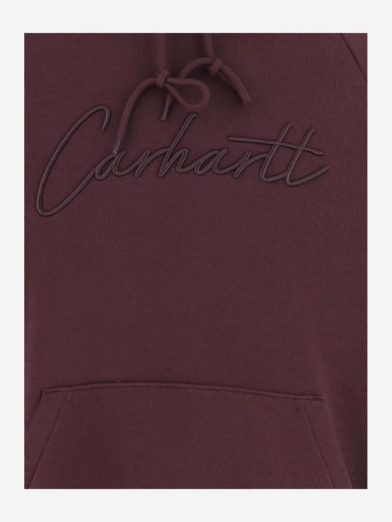 25FW 칼하트 WIP 후드 레이 스웨트셔츠 I035640 BURGUNDY - CARHARTT WIP