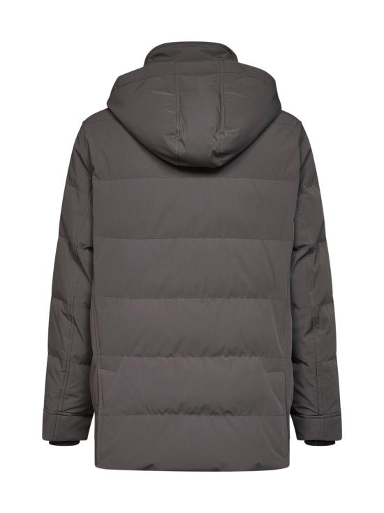 26FW 브루넬로 쿠치넬리 나일론 후드 다운 파카 MV4061823 CXD26 GRAY - BRUNELLO CUCINELLI