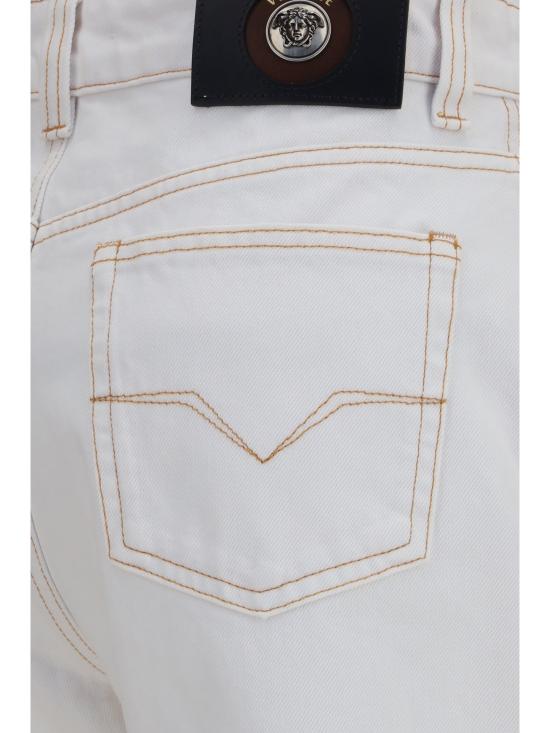 26FW 베르사체 데님 팬츠 10256681A18652 WHITE