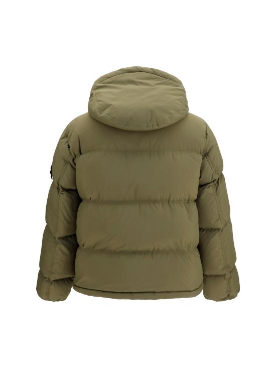26FW 스톤 아일랜드 매트 립스탑 코듀라 어드밴스드 패브릭스 디테처블 후드 티어-레지스턴트 다운 자켓 L2S154100013S0483 GREEN - STONE ISLAND