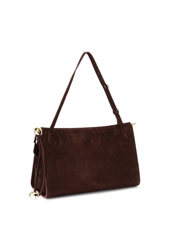 26SS 알라이아 르 클릭 포켓 35 누벅 숄더백 AA1L2038CA214 BORDEAUX - ALAIA