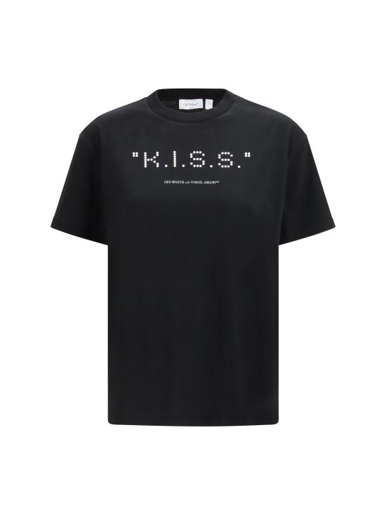 26SS 오프화이트 폴로 티셔츠 2AA089S26JER007 BLACK