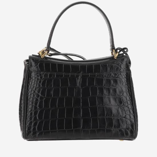 25FW 발렌시아가 오버사이즈 캔버스 숄더백 795452 BLACK - BALENCIAGA