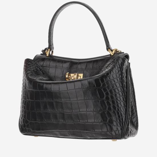 25FW 발렌시아가 오버사이즈 캔버스 숄더백 795452 BLACK - BALENCIAGA