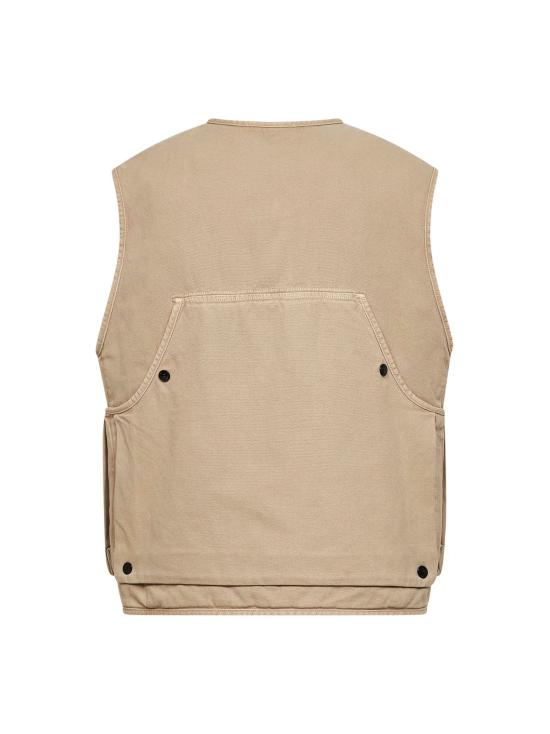 26SS 스톤 아일랜드 오가닉 파나마 코튼 올드 이펙트 베스트 L1S156100007S0184V019A BEIGE - STONE ISLAND