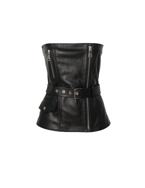  마노키 바디수트 티셔츠 A00000889 BLACK