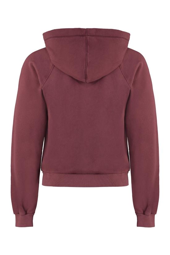  팜앤젤스 후드 티셔츠 PMBB136E23FLE001 BURGUNDY - PALM ANGELS