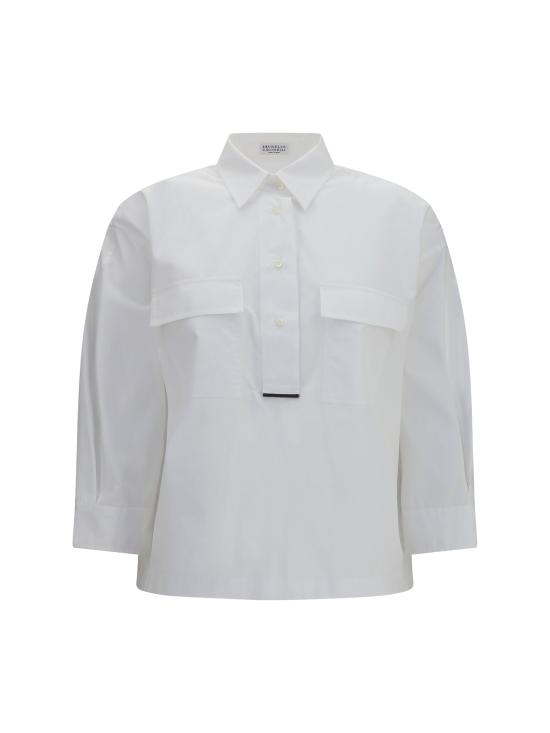 26SS 브루넬로 쿠치넬리 셔츠 MH772NA905 WHITE