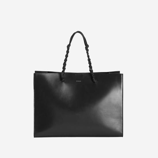 26SS 질샌더 토트백 J07WC0039 BLACK