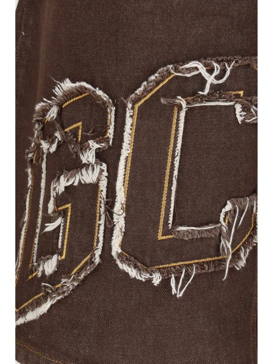 26SS 지씨디에스 데님 숏팬츠 C1MWQL223D087 BROWN - GCDS