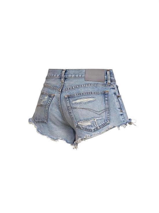26FW 발렌시아가 디스트로이드 데님 숏츠 반바지 A001PZTBP484020 BLUE - BALENCIAGA