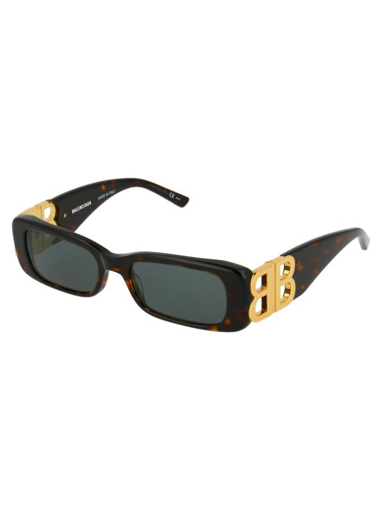  발렌시아가 실버 메탈 쉴드 선글라스 BB0096S HAVANA - BALENCIAGA