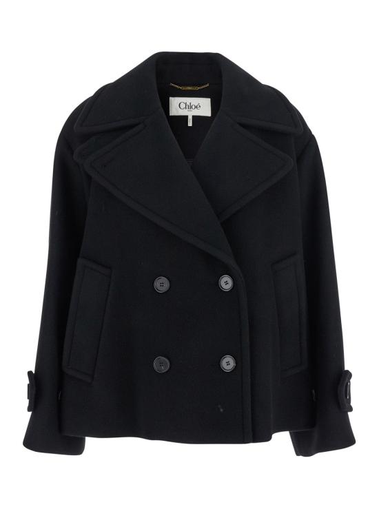 26FW 끌로에 코트 CH25AMA96 BLACK
