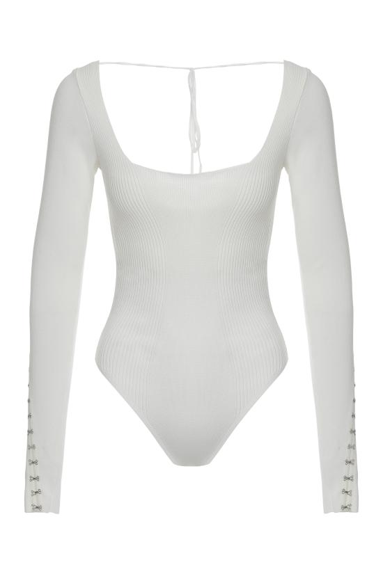 안나 옥토버 바디수트 티셔츠 PS2332 WHITE