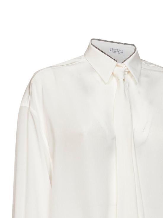 26FW 브루넬로 쿠치넬리 셔츠 MB993M3A26 C600 WHITE - BRUNELLO CUCINELLI